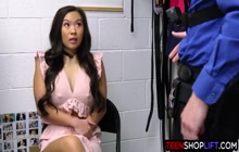 Fake Tits Asian Teen Thief Kimmy Kim Totally Caught Stealing Merchandise