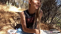 Real Teens   Sexy Blonde Teen Takes Dick In Public