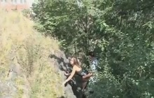 Naughty Brunette Fucked In Nature