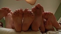 Five Girls Feet